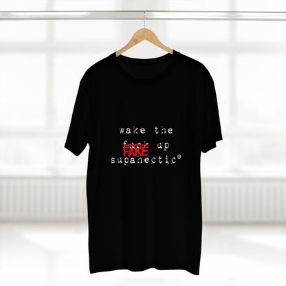 wake the fake up 01.02 - supahectic staple tee