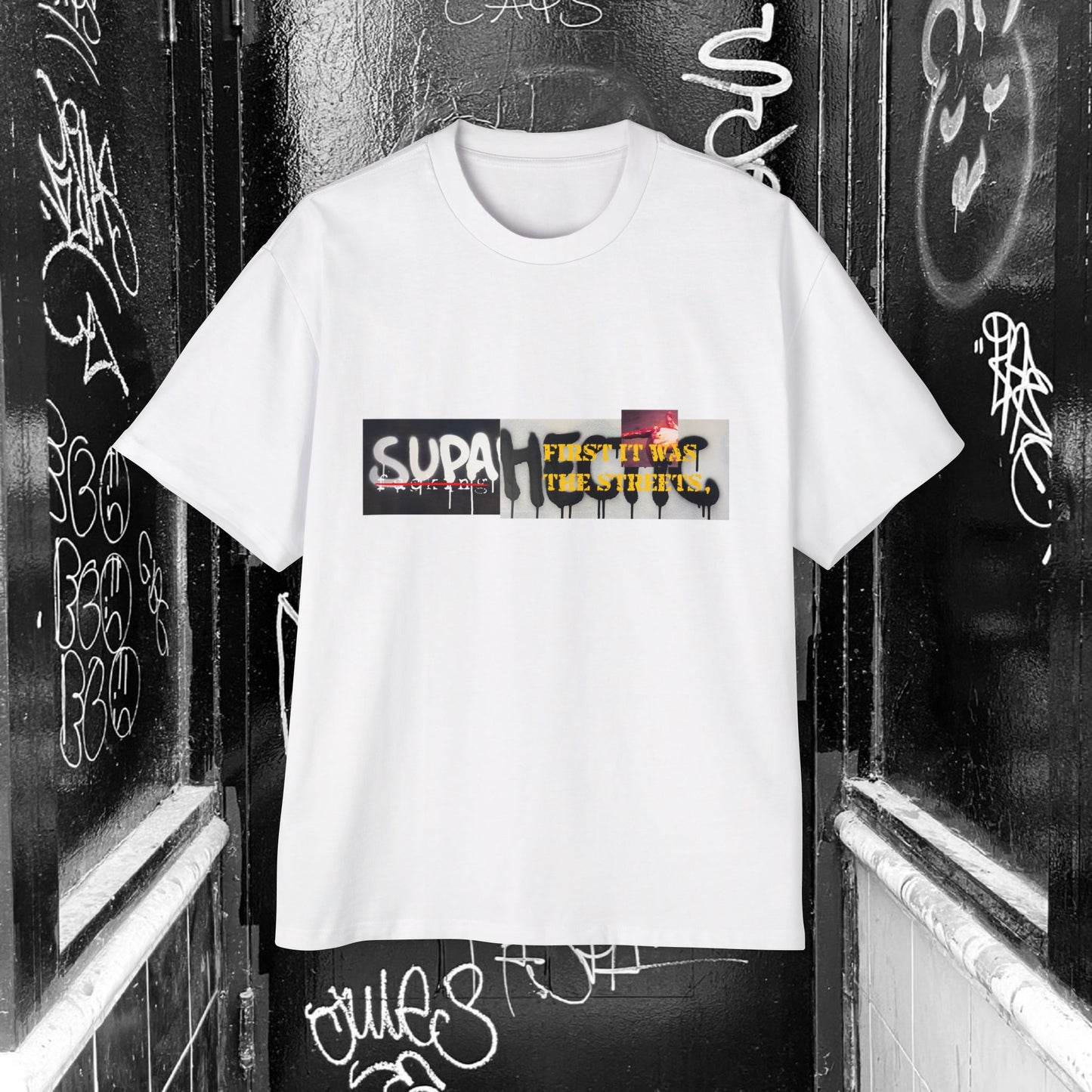 supalimited  01.04 - first it was the streets - supahectic heavy tee